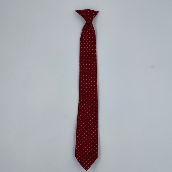 Clip-on Necktie in Red, White and Blue - Picture 1 of 5